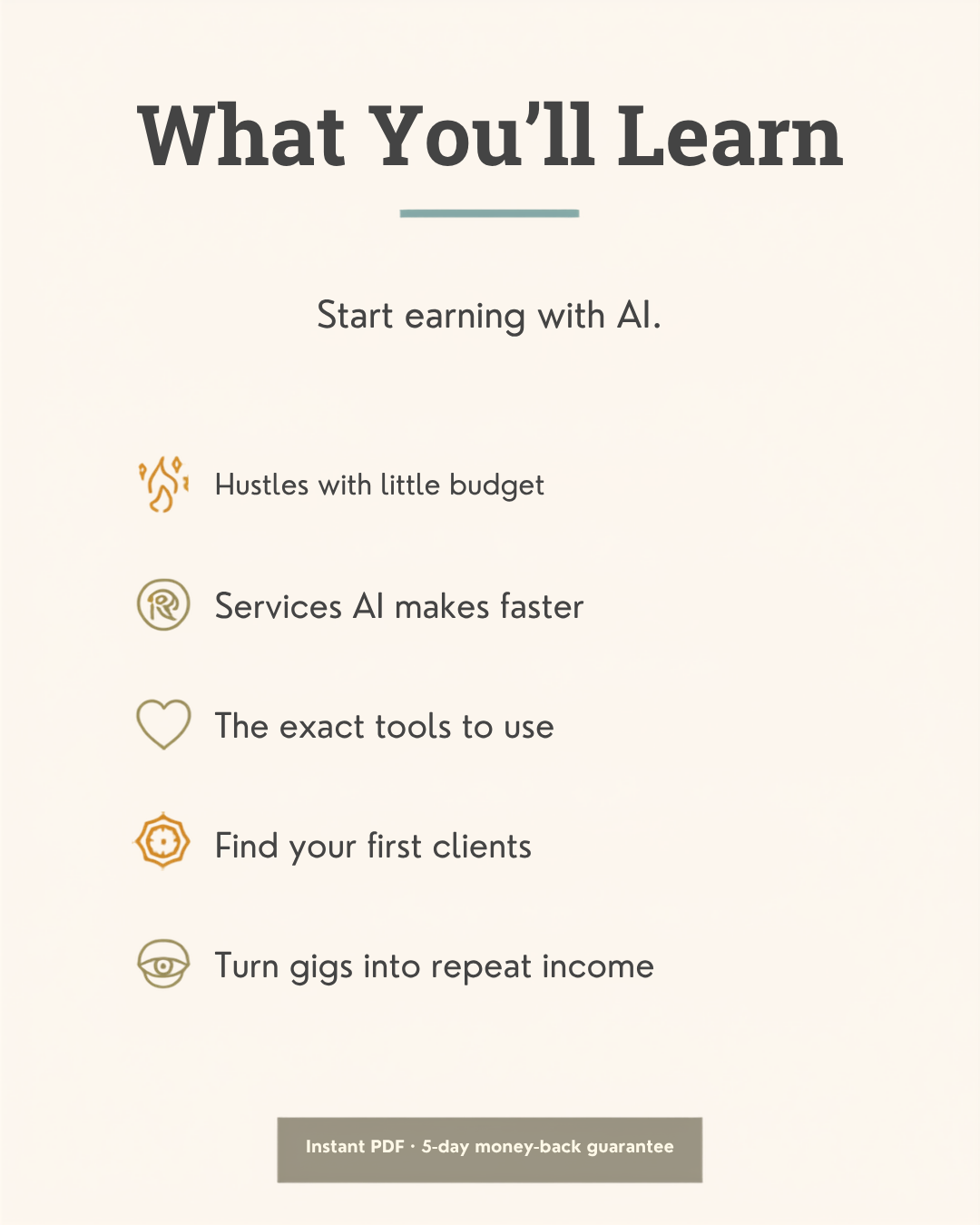 What you'll learn from AI Side Hustle Handbook